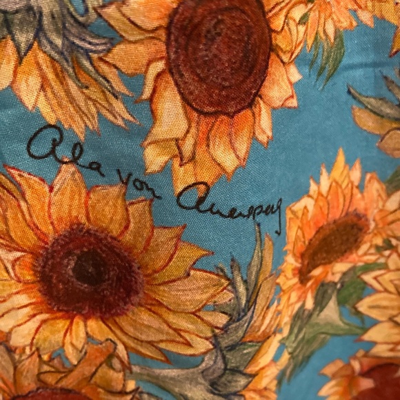 ALA von AUERSPERG Sunflower Shirt Dress NWT - Picture 6 of 11